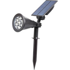 Erdungsstecker Licht Solar- Flackern Außen Solarlampe Im Einfachen Stil Black
