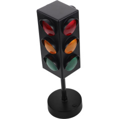 PRETYZOOM - Traffic Light Desk Lamp Traffic Light Lamp Decorative Lamp Pin Board Engraving Board Dimmer Switch Board Bedroom Decoration for Lamp for Children's Room Plastic