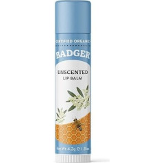 Badger Balm Organic Unscented Lip Care Stick 4.2 g