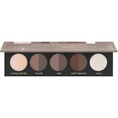 Catrice Professional Brow Palette Accessories No. 010, Brown, Long-Lasting, Natural, Shimmering, Matt, Acetone-Free, Microplastic Particles, Alcohol, Perfume, Pack of 1 (5.5 g)
