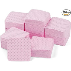 300 Pieces Lint Free Nail Wipes Lint Free Wipes Polish Pads UV Gel Absorbent Remover Wipes Melt Blown for Clean DIY Nail Art