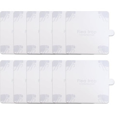 Flea Adhesive Trap Refills, Flea Traps Refill Light Trap Replacement Discs (Pack of 12)