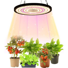 LED Plant Lamp, Full Spectrum Grow Lamp, 100 W 216 LED Plant Lamps, LED Grow Plant Light for Greenhouse and Indoor Plants, Vegetables and Flower Growing