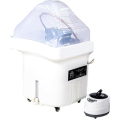 Mobiles Kopf-Spa-Waschbecken, Wasserzirkulations-Shampoo-Becken, japanische Kopf-Spa-Ausrüstung, Massage-Shampoo-Bett, 60 l großer Wassertank, Begasung, Lichttherapie, Kopfpflege, One-Stop-Lösung