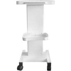 Beauty Salons Salon Tool Trolley, Portable Trolley with Universal Wheel Device Trolley, Silent Universal Wheel, White, for Beauty Salon, Hairdresser and Studio