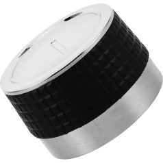 Abaodam Universeller 58 Mm Plattierter Knopf Für Gasherd -kochtopofen Und Grillkocher -kochfeld -kochfeld -ersatz Für Ofen Und Elektrobereiche Und Knöpfe