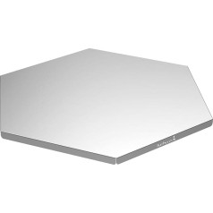 Barbecook Cover Plate for Nestor Open Wood Grill, 95 x 83 x 4 cm, Silver