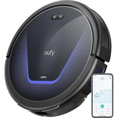 eufy G50 Saugroboter mit 4.000Pa Starker Saugkraft, Dynamische Navigation, Ultraflaches 85mm Design, Pro-Entwirrkamm, Rollbürste, Ideal für Tierhaare & Hartböden (Generalüberholt)