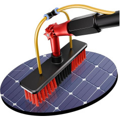 Telescopic Washing Brush, 4.6 Metres Long, Made of Aluminium, Perfect as a Conservatory Cleaning Set, Patio Roof Cleaner, But Also PV System Cleaning, Washing Brush with Telescopic Handle