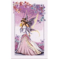 Vervaco Purple Fairy Counted Cross Stitch Kit, Multi-Colour