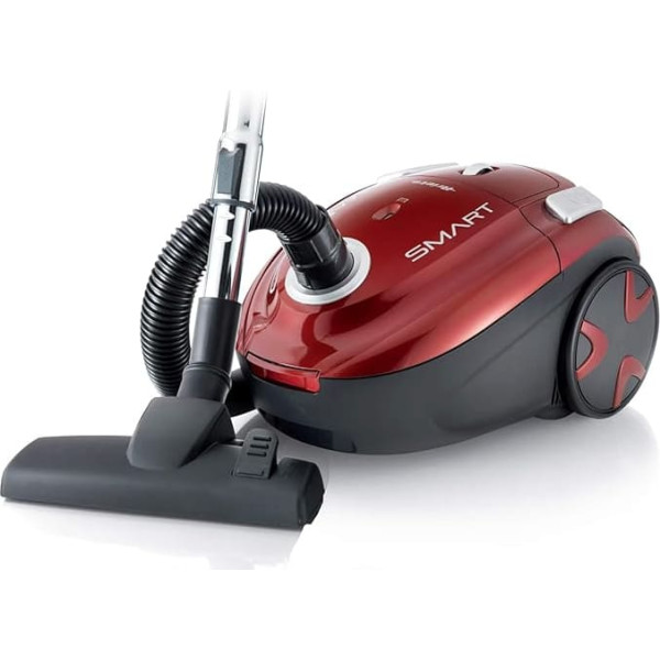 Ariete 2735 vacuum cleaner - vacuum cleaners (Cylinder, A, Home, Carpet, Hard floor, Metal, Black, Red)