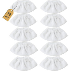 Microfibre Cloth Covers for Kärcher EasyFix SC 2, SC 3, SC 4, SC 5 Steam Cleaner Accessories, Microfibre Cloth Cover Pads Pack of 10