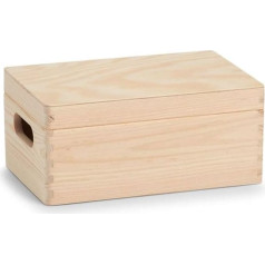 Zeller All-purpose Box with Lid, Genuine Pine Wood
