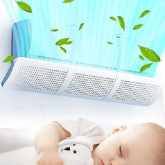 Wind Deflectors Air Conditioner Adjustable Wall Mounted Sign Air Conditioner Cold Warm Home Office Elderly Baby Pregnant Women