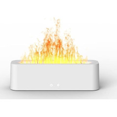 Fammen Aroma Diffuser, Upgrade 350 ml Two Colours Diffuser Essential Oils, Humidifier Fragrance Oil Diffuser for Children, Home Office, Room Fragrance or Yoga - Waterless Automatic Shut-Off