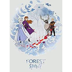 Komar Disney Frozen Spirit WB066-50 x 70 cm (W x H) Wall Picture, Children's Room, Baby Room, Decoration, Art Print, Without Frame