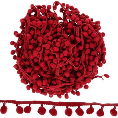 TEHAUX Mini-pompons Dekorative Borten Plüsch Zum Nähen & Vorhang-ornament