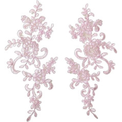 Stickerei Patch Spitze Applique ， for Abendrock Spitzenapplikation Stoffflicken Textilien Deko Patch Aufnäher Zubehör(9)