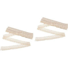 Operitacx 2 Stück 10 Spitzenbesatz-quasten Spitzenarbeiten Für Basteldekoration Weich Bequem Einfach Zu Verwenden Zur Verzierung Von Kleidern