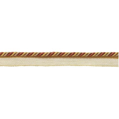 DecoPro Baroque Collection Small 11m Rust Gold 48cm Cinnamon Toast Cord 0316BL