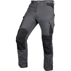 Neo Tools Mix&Match darba bikses, audekls, Cordura stiprinājumi, pelēkas/melnas, XS izmērs