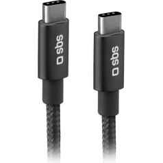 SBS USB-C Power Delivery 25W 1,5 m kabelis - pelēks