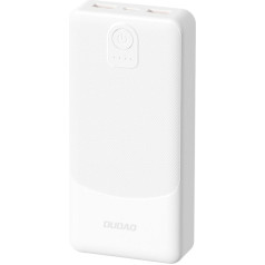 Dudao Powerbank K10 10000mAh USB-A 2.4A - balts