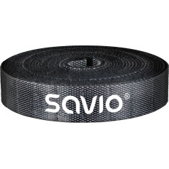 Kabeļu organizators, lente, līmlente, velcro, 14 mm plata, 3 m oc-05