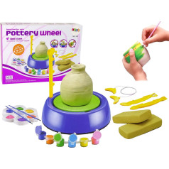 Lean Cars DIY podnieka riteņa māla krāsu komplekts