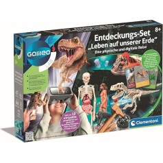 Galileo Lab 59366 Discovery Set Life on Our Earth Experiment Box with VR Experience Toy for Children from 8 Years Clementoni
