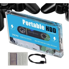 Retro Cassette Game Console Pocket Size for Super Console Plug and Plute Integrated 60000 Games, 70 Emulators, Game Stick, 4K High Definition Multimedia Interface Output for TV Monitor, Pocket S