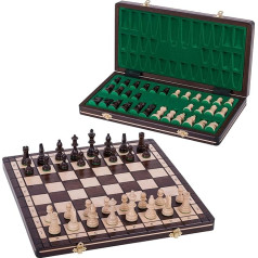 Square - Chess Game - Sport - 40 x 40 cm - Wooden Chess Pieces & Chess Board