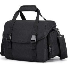 XSY Men's Camera Bag Camera Bag Women's DSLR Shoulder Bag Unisex Messenger Sling Shoulder Bag for Canon Nikon Sony SLR Cameras D13 - Black, D13-Black, shoulder bag
