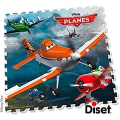 Diset - 46839 - Puzzle De Sol - Tapis Mousse Planes