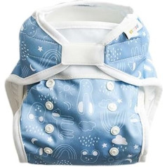 ImseVimse All-In-Two Nappy Cover Blue Teddy One Size