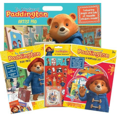 Anila's Paddington Activity Set with Scrapbook Kit, Painting Set, Scratch Art Set & Sticker Assortment
