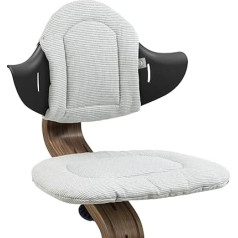 Stokke Nomi Cushion, Nordic Grey Sand - For Soft and Even More Comfortable Sitting in the Nomi Chair & High Chair - Easy to Attach and Remove - From 6 Months - Machine Washable
