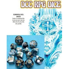 DCC RPG Dice Set Elemental Dice - Water