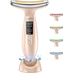 Face Massager Face Wrinkle Device: Anti Wrinkles Beauty Device 5°C Cold and 45°C Heat - EMS Massage Device Face 6 Modes 4 Colours LED Lifting Firming Face Massage Women Men