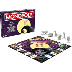 Winning Moves Monopoly Nightmare Before Christmas - Board Games for Adults, Board Games for Children, Board Games for 2, 2 to 6 People, Ages 8 and Up