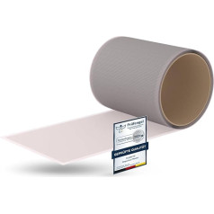 Flickly® Self Adhesive Repair Patches | Truck, Trailer, Tent, Awnings, Camping, Parasols, Pool | Available in Many Colours | 2.5m x 100mm | Clear