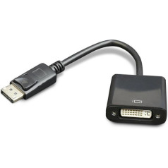 Displayport (m) - dvi (f) 29pin adapteris melns
