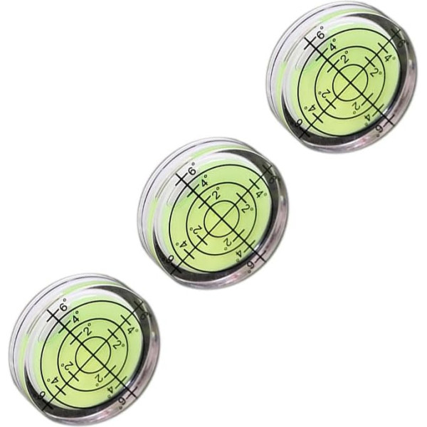 QUXVUIS 3 Stück 32 mm horizontale Wasserwaage, hochpräzises Markierungsmessset, umweltfreundliches Nivellierwerkzeug für Desktop Holzarbeiten
