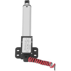 Linear Drive 12 V 75 mm Hub 4 mm/s 150N Electric Micro Linear Motion Actuator Aluminium Alloy Linear Actuator Multiple Protection Electric Mini Motion Actuator (with Holder)