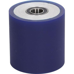 Kantenbänder Druck Klickrad Aluminiumkernkernbein PU -Gummi -Verschleißfest -Lagertichtungsmaschine Druckrad für Holzbearbeitungskantendichtungsmaschine 70 mm x 70 mm (Solide)
