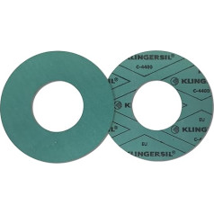 diconfa Klingersil C-4400 Flange Seal DIN 2690 - DN15 to DN500-1 up to 100 Pieces - Selection: DN80 PN10-40 (142 x 90 x 2 mm) 2 mm Thick Pack of 20 - DIN Seal Sealing Ring