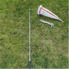 Plankton Net Nylon Sampling Net for Plankton, 2.5 - 3.0 m Phytoplankton/Slime/Rotifer/Plankton Collection Net, Experimental Sampling Net with Telescopic Rod Made of Stainless Steel (2.5 m, 200 Mesh)