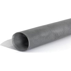 MMDXDLX Stainless Steel Wire Mesh Screen Fabric, Flame Retardant and Rustproof Filter Cloth for Homemade Window Grille (0.9 x 2 m)