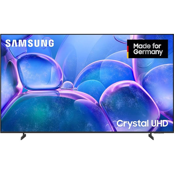 Samsung Crystal UHD 4K U7099F 85 Inch (214 cm) LED TV, Crystal Processor 4K, MetalStream Design, SmartThings, Knox Security, Gaming Hub, AI Upscaling, Free Content, Smart AI TV (2025)