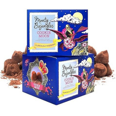 Monty Bojangles Cookie Moon Cocoa Dusted Tartufo Chocolates, 2 x 150 g, Chocolate Gift Set, Chocolate Truffles with Chocolate Chips, Award Winning Luxury Chocolates Gift